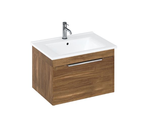 Shoreditch 65cm Wall Mounted Single Drawer Caramel