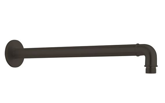 Crosswater MPRO Industrial Wall Mounted Shower Arm 330mm Matt Black