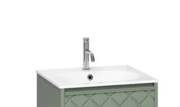 Crosswater Vergo 500mm Cast Mineral Basin No Tap Hole