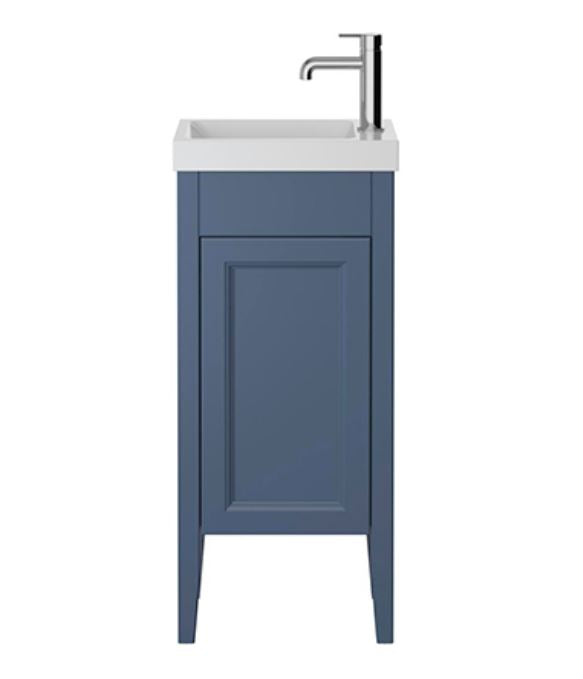 Caversham 400mm Freestanding Cloakroom Vanity Maritime Blue