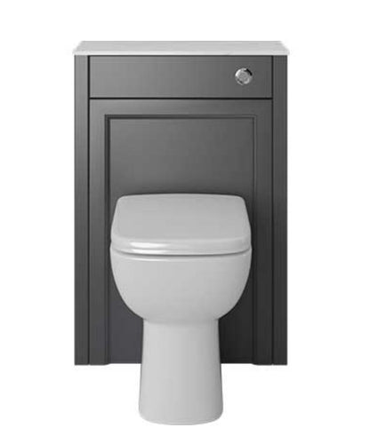 Caversham 600mm Rectangular WC - Graphite (Vanity Unit Only)