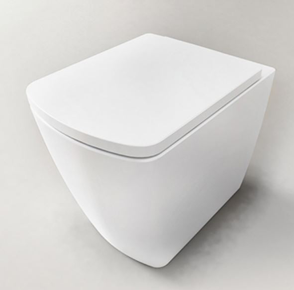 Essentials Ravine Back to Wall Short Projection Rimless Comfort Height WC