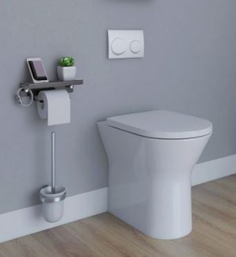 Essentials Blade Rimless Comfort Height Back to Wall Pan