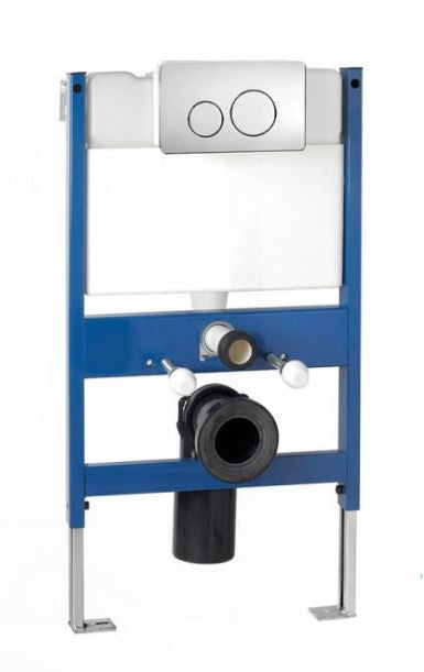 Essentials Reduced Height Wall Hung WC w/ Flush Plate