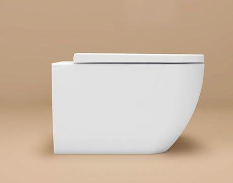 Essentials Essence Short Projection 470mm Wall Hung Pan