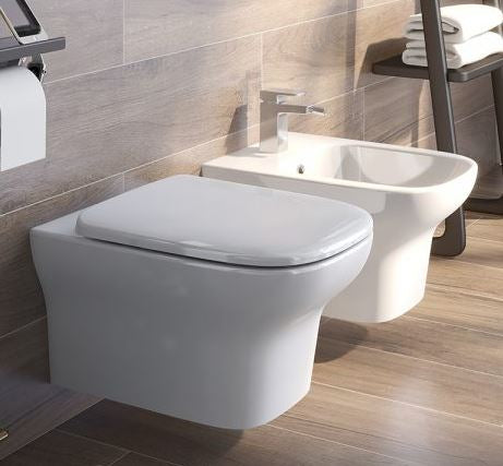Essentials Grace Rimless Wall Hung Pan