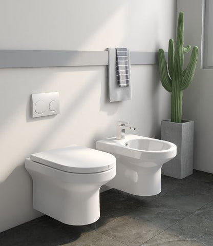Essentials Alma Rimless Wall Hung Pan