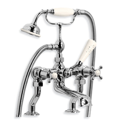 Lefroy Brooks Connaught Bath Shower Mixer w/ Hose & Handset