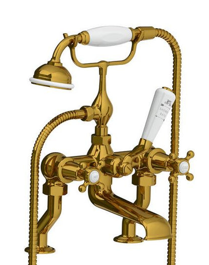 Lefroy Brooks Connaught Bath Shower Mixer w/ Hose & Handset