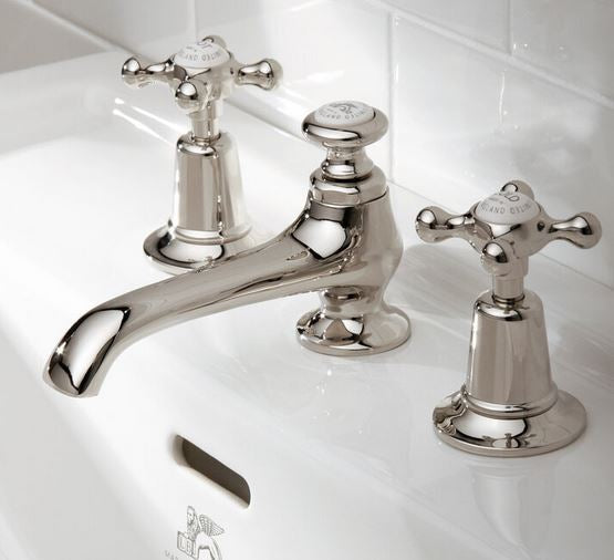 Lefroy Brooks Connaught 3 Hole Basin Mixer Set w/ Waste