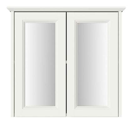 Caversham Double Door Mirrored Wall Cabinet Chantilly