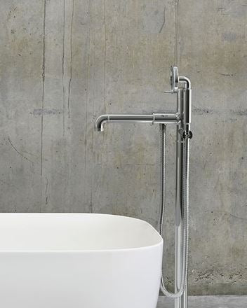 Crosswater MPRO Industrial Bath Shower Mixer Chrome