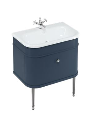 Chalfont 750mm Single Drawer Unit Only - Blue