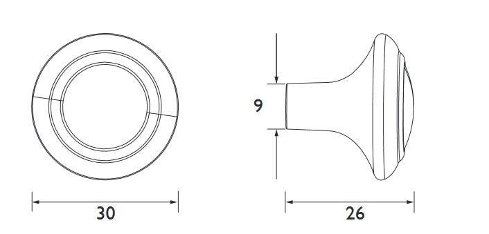 Chrome Door Knob - Contemporary Elegance for Your Door