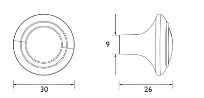 Chrome Door Knob - Contemporary Elegance for Your Door
