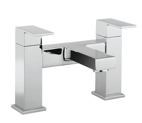 Crosswater Verge 153mm Deck Mounted Bath Filler - Chrome