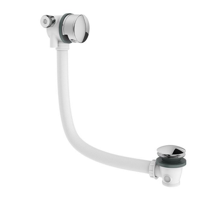 Hoxton Bath Filler with Click-Clack Waste Chrome