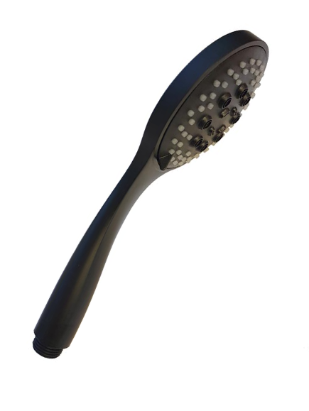Cifial Black 100mm Shower Handshower w/ 3 Spray Mode