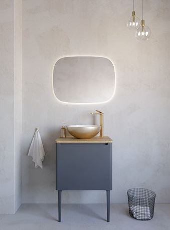 Crosswater Circus Brushed Brass Effect Countertop Basin 400mm