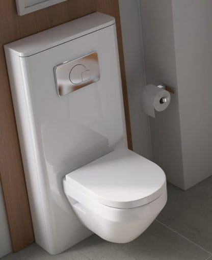 Essentials Flite Cistern Frame Cover in White Gloss