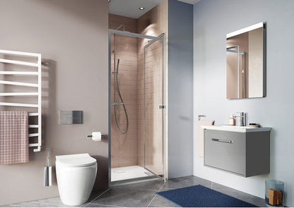 Crosswater Clear 6 800mm Infold Shower Door Clear Glass