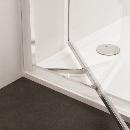 Crosswater Clear 6 800mm Infold Shower Door Clear Glass