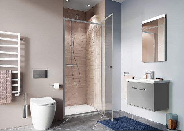 Crosswater Clear 6 Pivot Shower Door 900mm