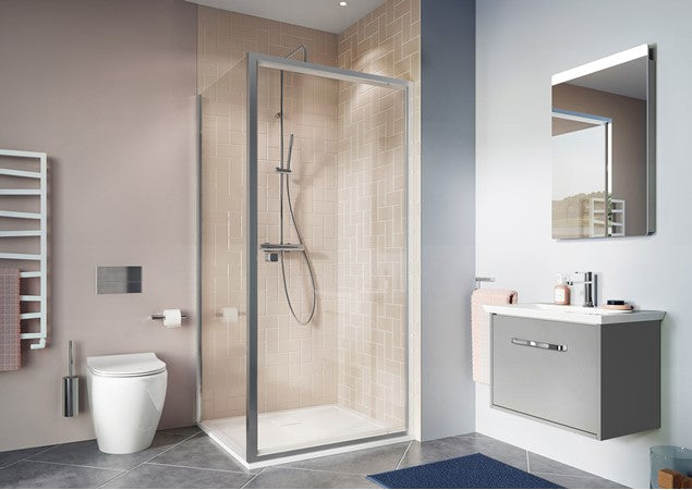 Crosswater Clear 6 Pivot Shower Door 900mm