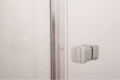 Crosswater Clear 6 1400 mm Sliding Shower Door Silver Frame
