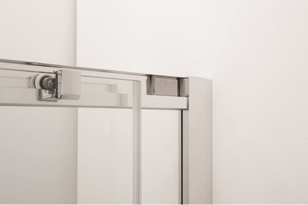 Crosswater Clear 6 1500mm Sliding Shower Door Brushed Brass