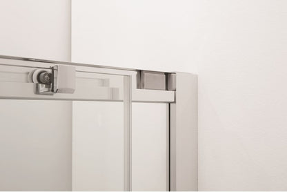 Crosswater Clear 6 1400mm Sliding Shower Door SBrushed Brass