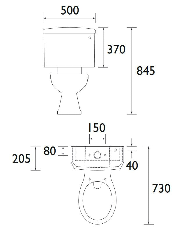 Hatton Dual Flush Cistern Optimizes Efficiency in Bathrooms