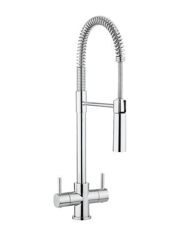 Crosswater Cook Dual Control Kitchen Mixer With Flexi Spray
