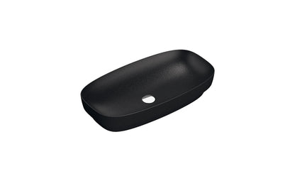 Green Lux 750 x 400mm Countertop Satin black Basin