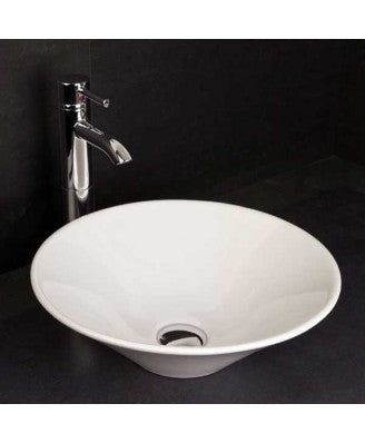 RAK Cone 38cm Bowl Sit On Wash Basin for Stylish Bathrooms
