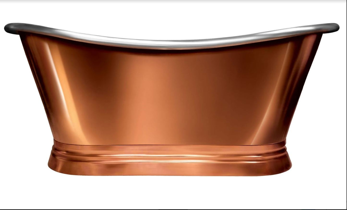 BC Designs Copper & Nickel Boat Bath 1700 x 725mm