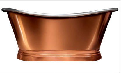 BC Designs Copper & Nickel Boat Bath 1700 x 725mm