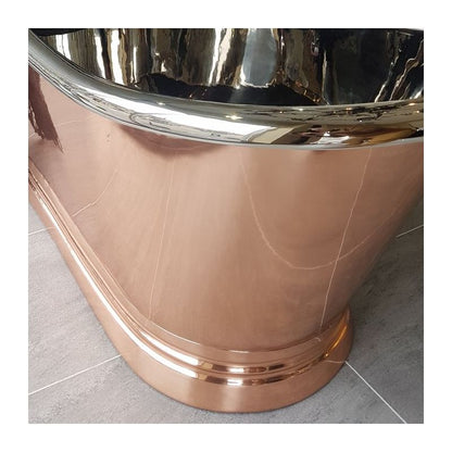 BC Designs Copper & Nickel Boat Bath 1700 x 725mm
