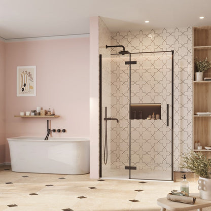 Crosswater Asura 8mm Hinged Door with Inline