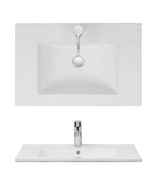 Crosswater Glide 710x470mm Top Washbasin 1 Tap Hole