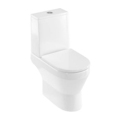 Curve2 Rimless Open Back Close Coupled Pan & SC Seat