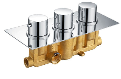 Lever Chrome Concealed Shower Valve 2 outlet