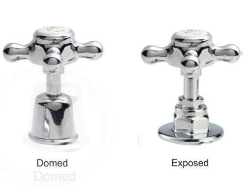 Victrion Crosshead 3-hole Wall Mounted Basin Mixer