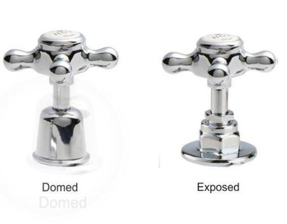 Victrion Crosshead 3-hole Wall Mounted Basin Mixer