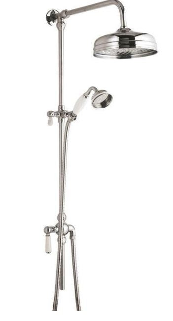 BC Designs Victrion Fixed Ridged Riser w/ 8' Rose & Handset
