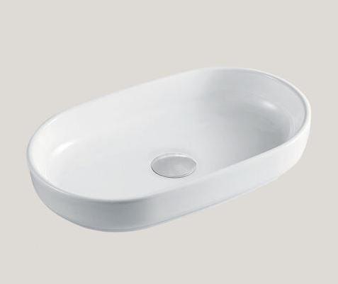 Style Your Bath with Essentials Duro Oval Countertop Basin