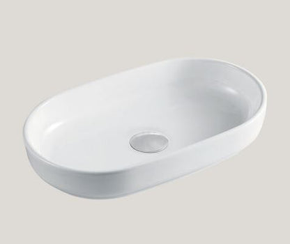 Style Your Bath with Essentials Duro Oval Countertop Basin