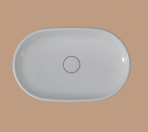 Style Your Bath with Essentials Duro Oval Countertop Basin