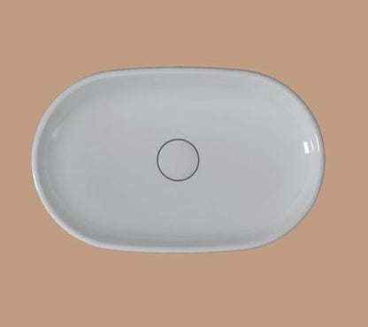 Style Your Bath with Essentials Duro Oval Countertop Basin