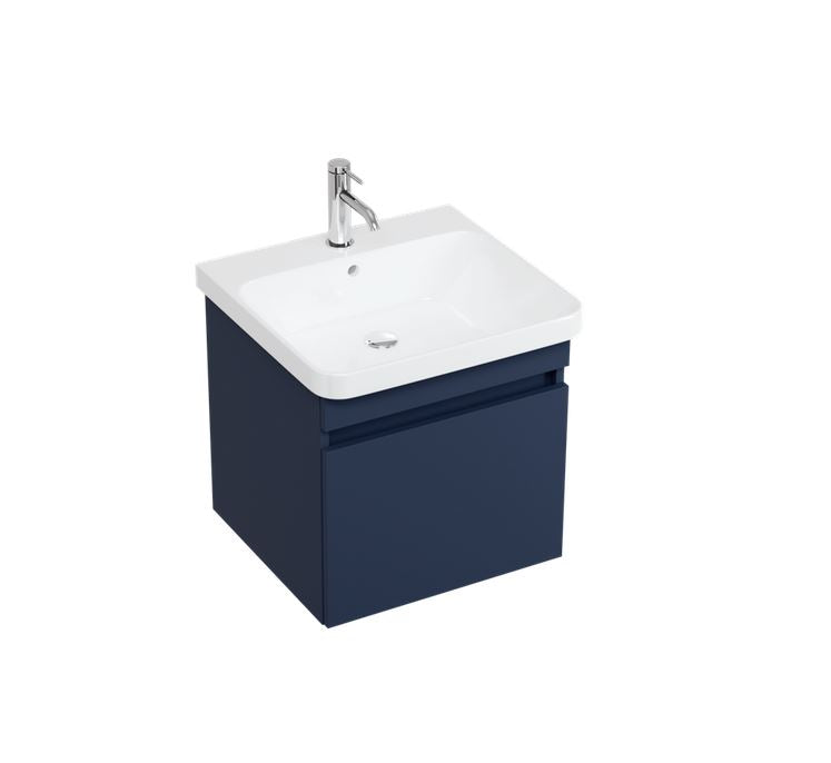 Dalston 500mm Wall Mounted Vanity Unit - Matt Blue
